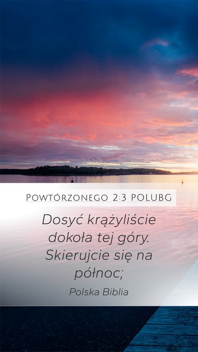 Powtórzonego 2:3 POLUBG Bible Verse Image