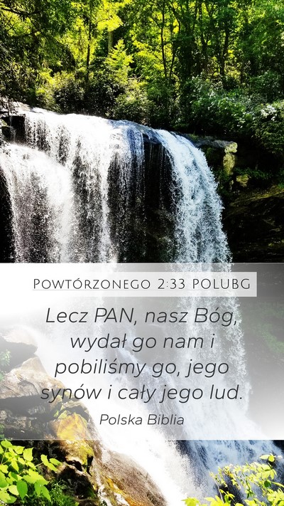 Powtórzonego 2:33 POLUBG Bible Verse Image