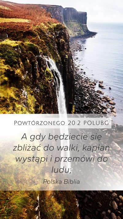 Powtórzonego 20:2 POLUBG Bible Verse Image