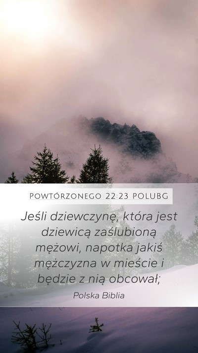 Powtórzonego 22:23 POLUBG Bible Verse Image