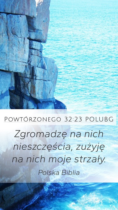 Powtórzonego 32:23 POLUBG Bible Verse Image