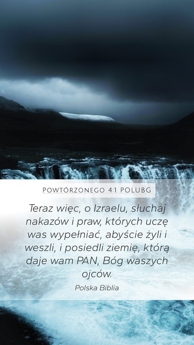 Powtórzonego 4:1 POLUBG Bible Verse Image