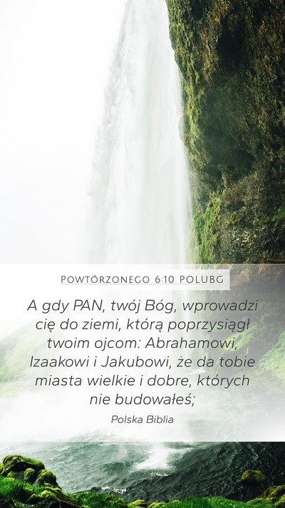 Powtórzonego 6:10 POLUBG Bible Verse Image