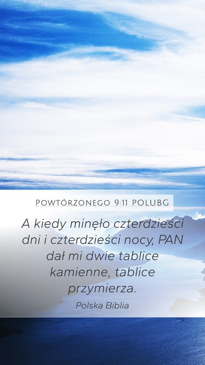Powtórzonego 9:11 POLUBG Bible Verse Image