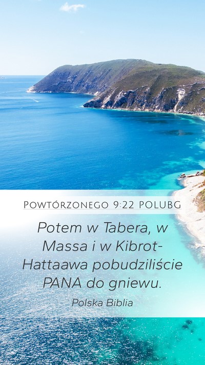 Powtórzonego 9:22 POLUBG Bible Verse Image