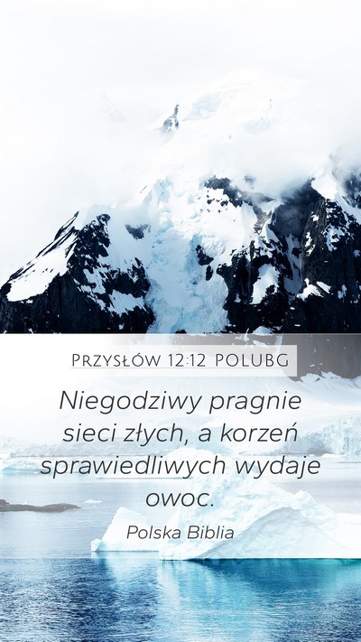 Przysłów 12:12 POLUBG Bible Verse Image