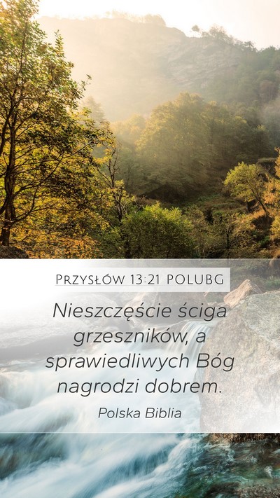 Przysłów 13:21 POLUBG Bible Verse Image