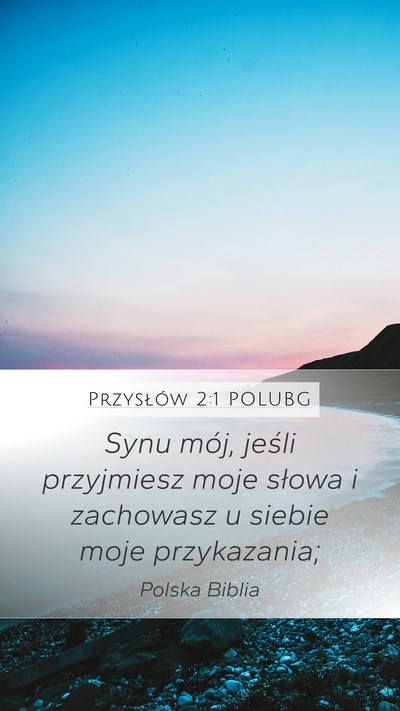 Przysłów 2:1 POLUBG Bible Verse Image