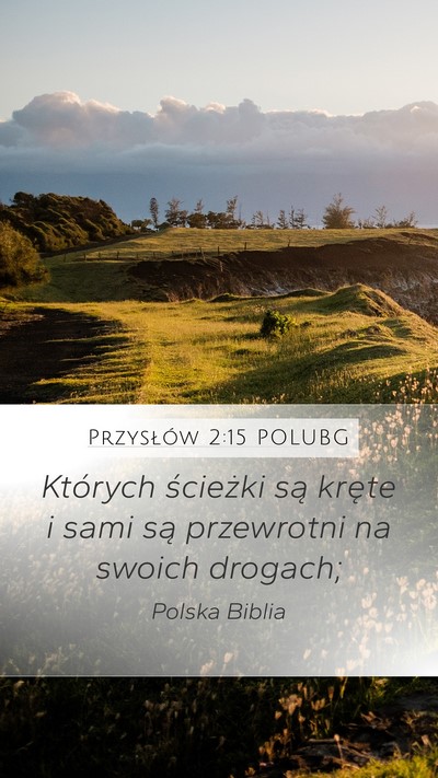 Przysłów 2:15 POLUBG Bible Verse Image