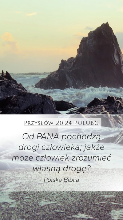 Przysłów 20:24 POLUBG Bible Verse Image