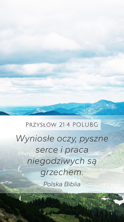 Przysłów 21:4 POLUBG Bible Verse Image
