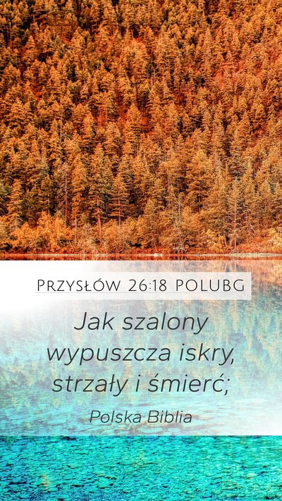 Przysłów 26:18 POLUBG Bible Verse Image