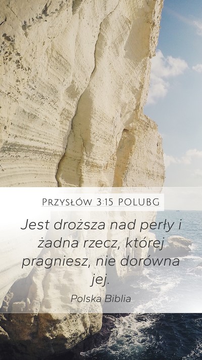 Przysłów 3:15 POLUBG Bible Verse Image