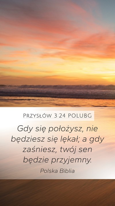 Przysłów 3:24 POLUBG Bible Verse Image