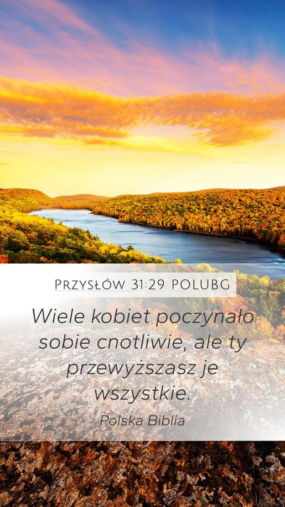 Przysłów 31:29 POLUBG Bible Verse Image