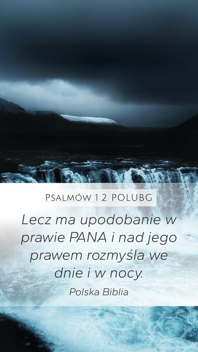 Psalmów 1:2 POLUBG Bible Verse Image