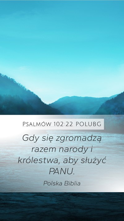 Psalmów 102:22 POLUBG Bible Verse Image