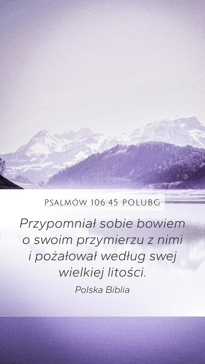Psalmów 106:45 POLUBG Bible Verse Image