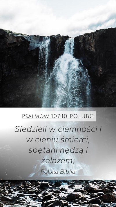 Psalmów 107:10 POLUBG Bible Verse Image