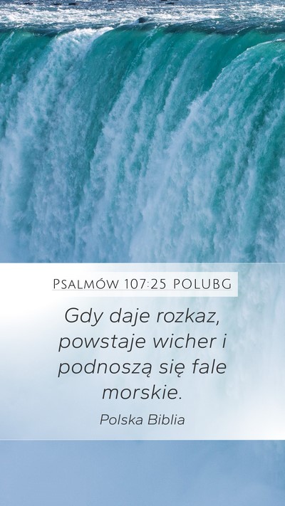 Psalmów 107:25 POLUBG Bible Verse Image