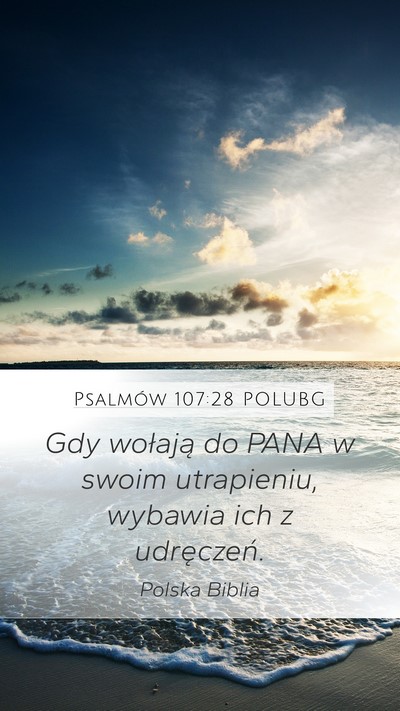 Psalmów 107:28 POLUBG Bible Verse Image