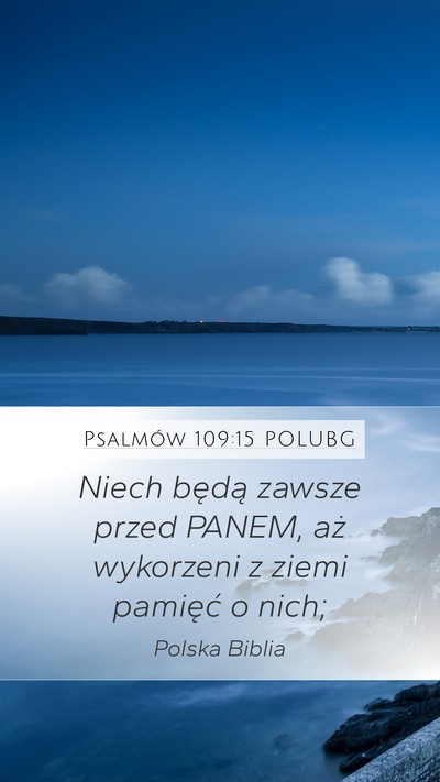 Psalmów 109:15 POLUBG Bible Verse Image