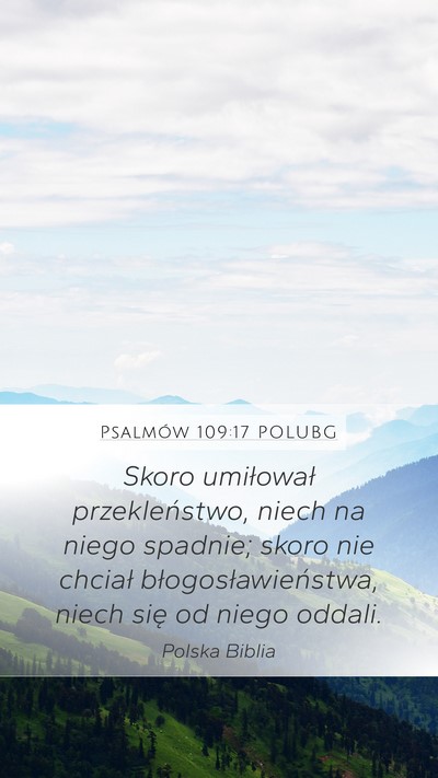 Psalmów 109:17 POLUBG Bible Verse Image