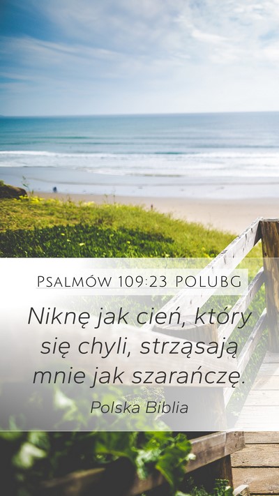 Psalmów 109:23 POLUBG Bible Verse Image