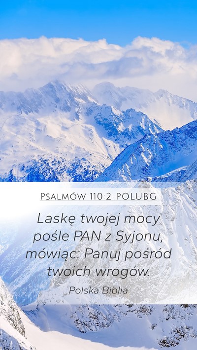 Psalmów 110:2 POLUBG Bible Verse Image