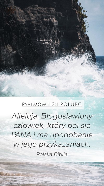 Psalmów 112:1 POLUBG Bible Verse Image