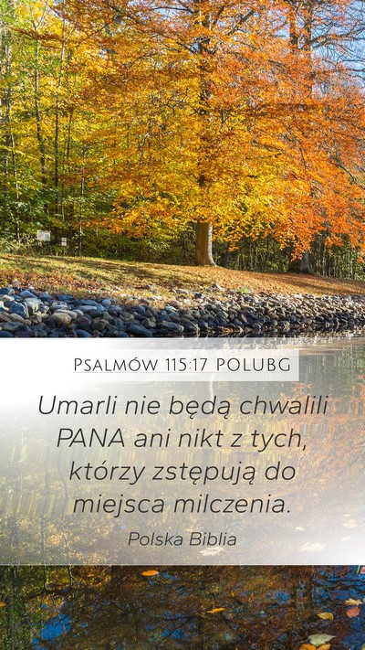 Psalmów 115:17 POLUBG Bible Verse Image