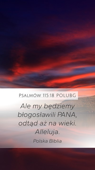 Psalmów 115:18 POLUBG Bible Verse Image