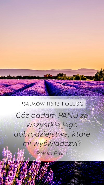 Psalmów 116:12 POLUBG Bible Verse Image