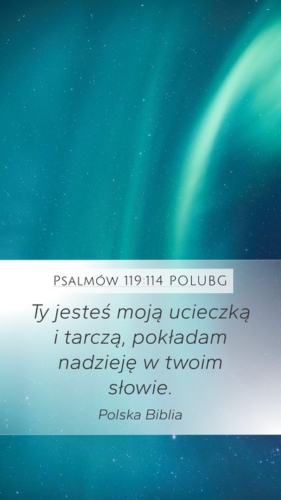 Psalmów 119:114 POLUBG Bible Verse Image