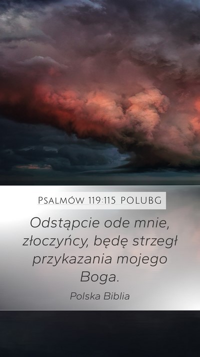 Psalmów 119:115 POLUBG Bible Verse Image