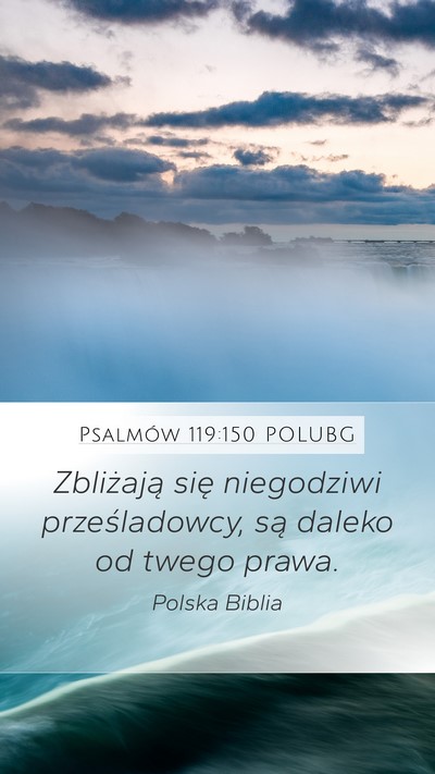 Psalmów 119:150 POLUBG Bible Verse Image