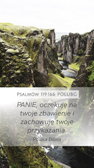 Psalmów 119:166 POLUBG Bible Verse Image