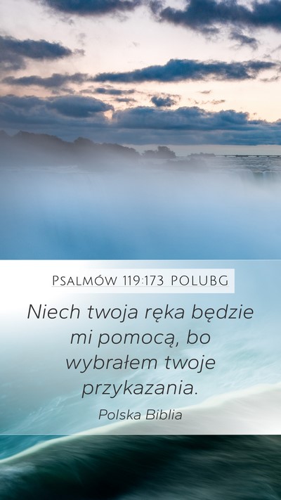 Psalmów 119:173 POLUBG Bible Verse Image