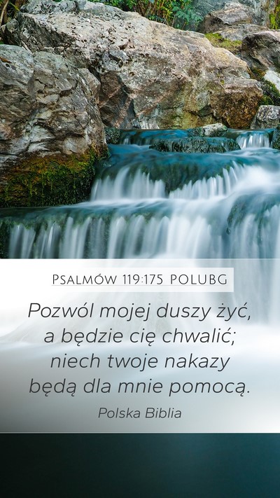 Psalmów 119:175 POLUBG Bible Verse Image