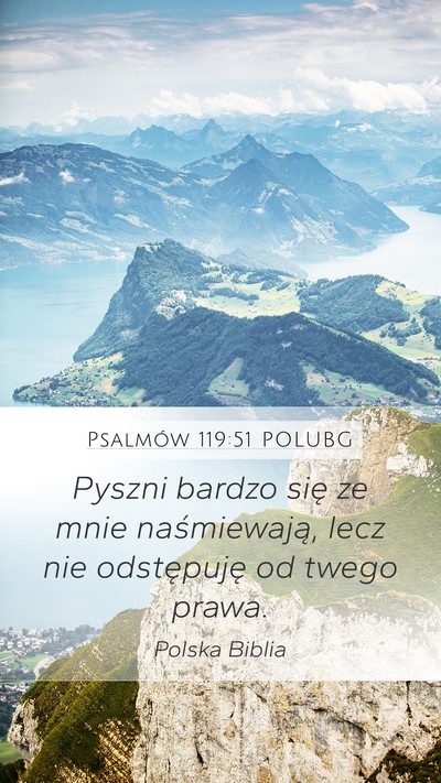 Psalmów 119:51 POLUBG Bible Verse Image