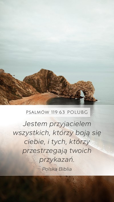 Psalmów 119:63 POLUBG Bible Verse Image
