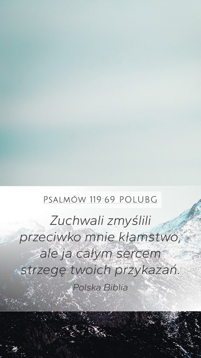 Psalmów 119:69 POLUBG Bible Verse Image