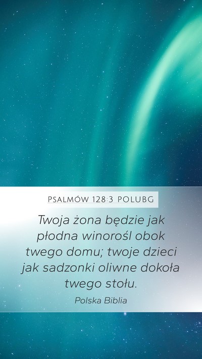 Psalmów 128:3 POLUBG Bible Verse Image