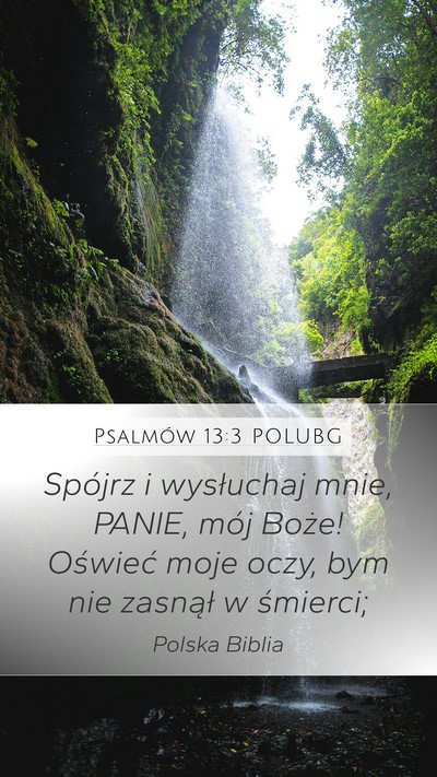 Psalmów 13:3 POLUBG Bible Verse Image