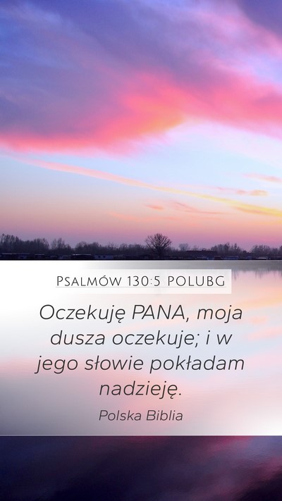 Psalmów 130:5 POLUBG Bible Verse Image
