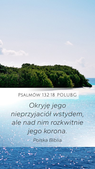 Psalmów 132:18 POLUBG Bible Verse Image