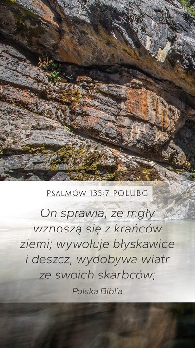 Psalmów 135:7 POLUBG Bible Verse Image