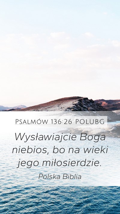 Psalmów 136:26 POLUBG Bible Verse Image