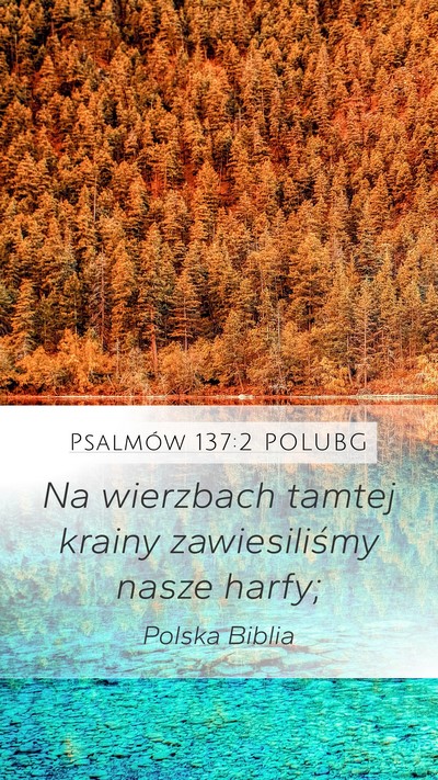 Psalmów 137:2 POLUBG Bible Verse Image