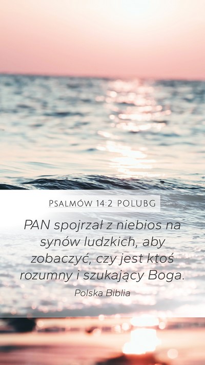 Psalmów 14:2 POLUBG Bible Verse Image